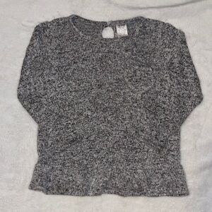 (3 for $10) George GrayCharcoal Knit Pullover long sleeve shirt